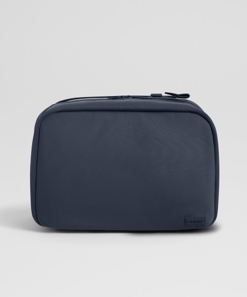 Hanging Toiletry Bag in Navy Blue