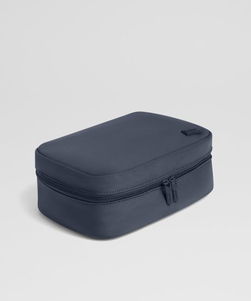Small Toiletry Bag in Navy Blue