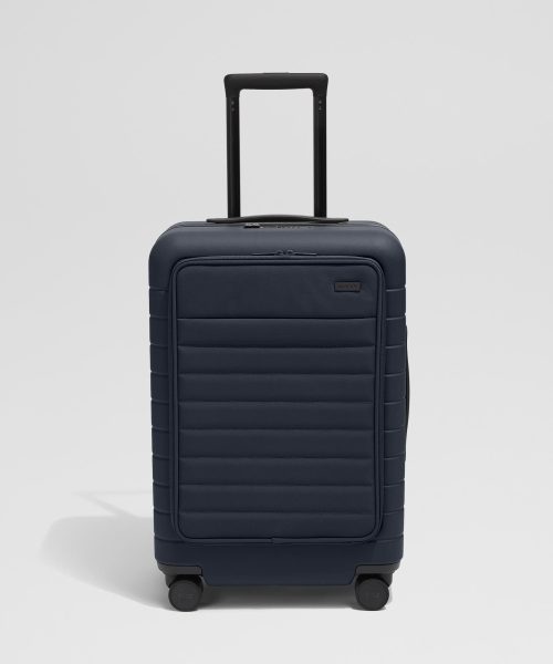 The Executive Bigger Carry-On in Navy Blue